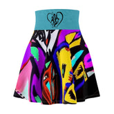 Women's  HIP HOP ART Skater Skirt (AOP)